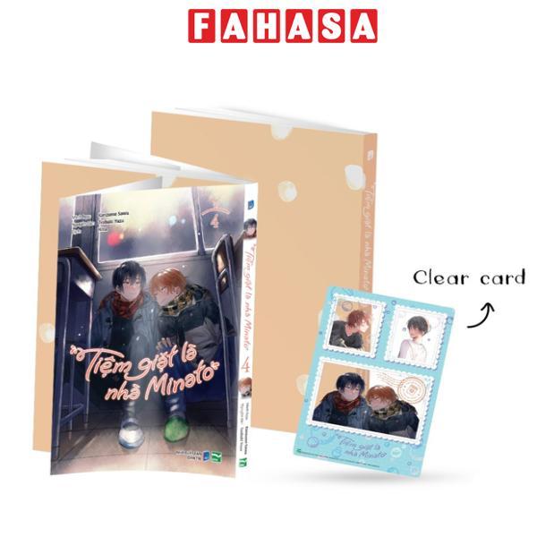 Sách - Tiệm Giặt Là Nhà Minato - Tập 4 - Tặng Kèm Clear Card