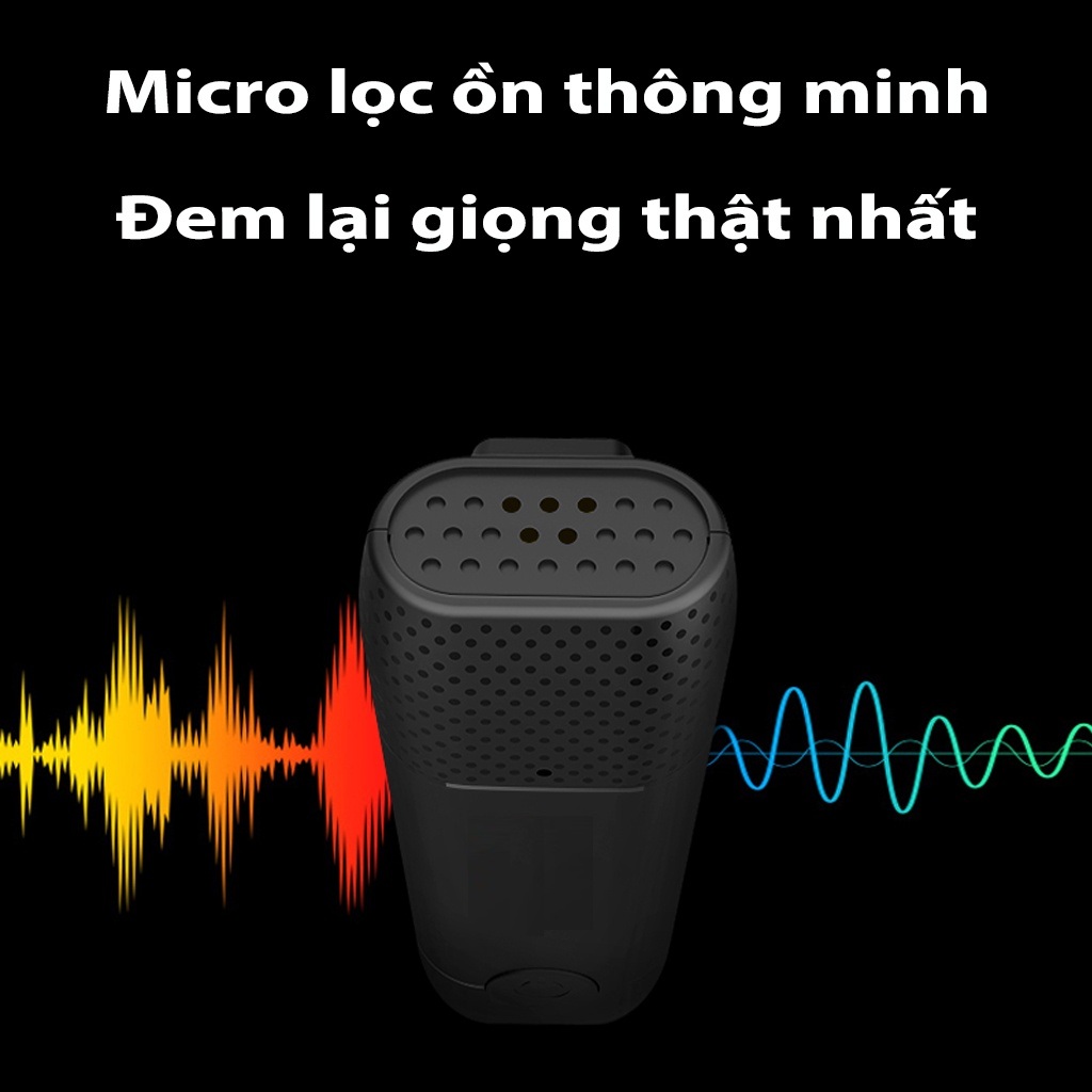 Micro Thu Âm Không Dây Cài Áo CV Chất Lượng Cao, chống ồn, live stream, Hát Karaoke quay video, ghi âm, Vlog, Chơi game, Học Online trò chuyện qua Zoom, Micro thu âm cho Điện Thoại, Máy Tính Bảng, Mic thu âm từ xa - Hàng nhập khẩu