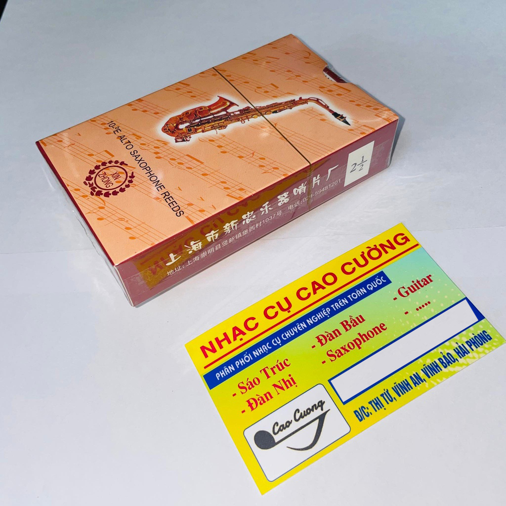 Hộp 10 Chiếc Dăm Kèn Alto Saxophone Giá Rẻ, Phù Hợp Người Mới Tập Thổi Kèn