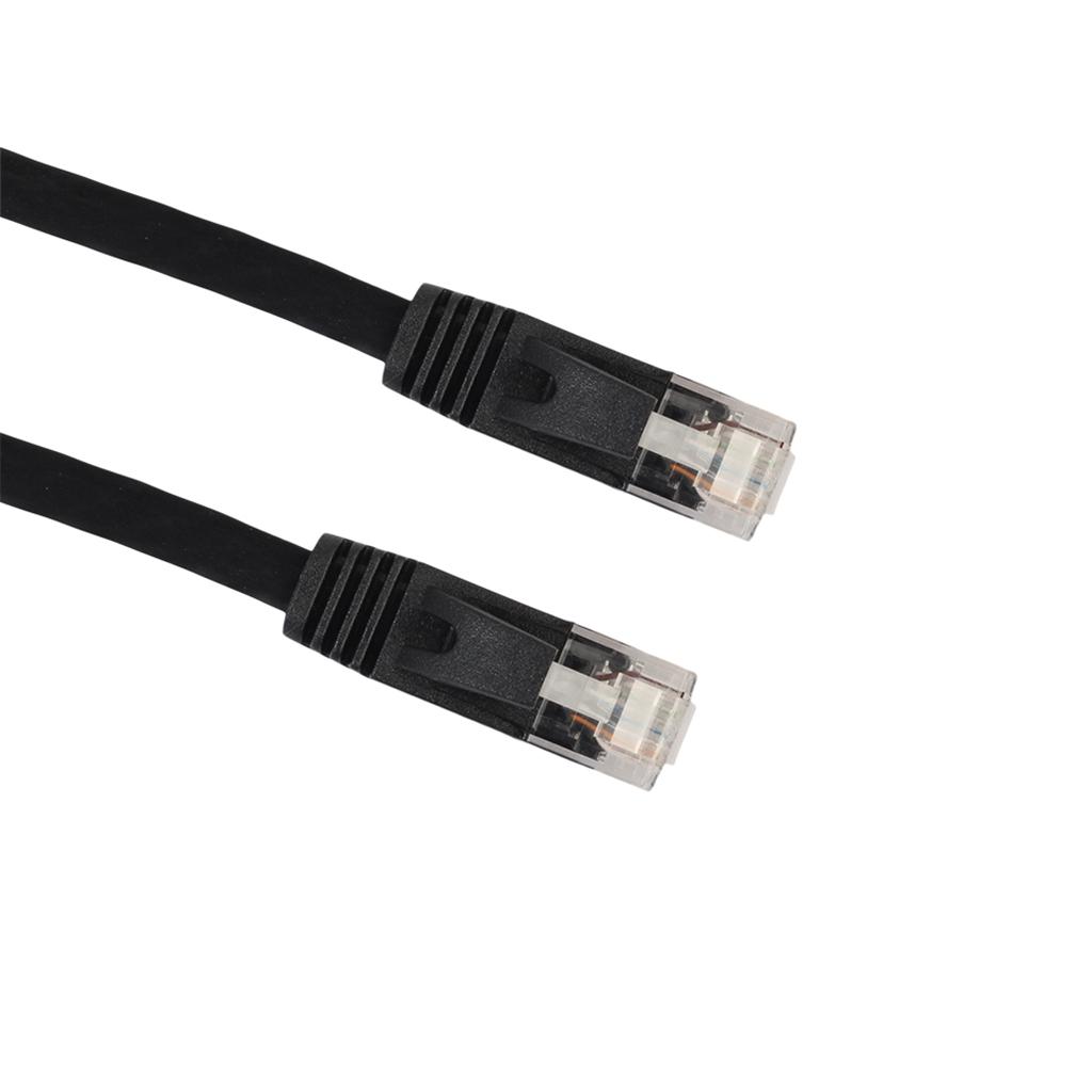 Cat6 Ethernet Patch Flat Cable , Professional Snagless RJ45 Connector Computer Internet Networking LAN Wire Cord Jack Plug 0.5m,1m,3m,5m,10m