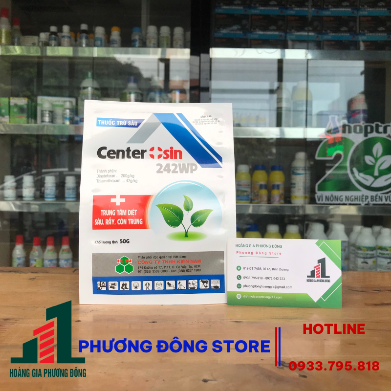 Thuốc trừ sâu rầy nâu và bọ trĩ trên lúa CenterOsin 242WP