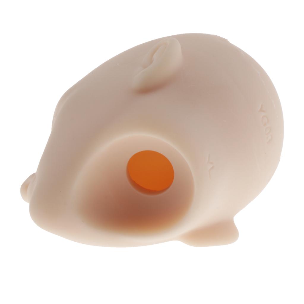 1/6 Doll Head Mold Without Eyes Kids DIY Making Supplies White Skin