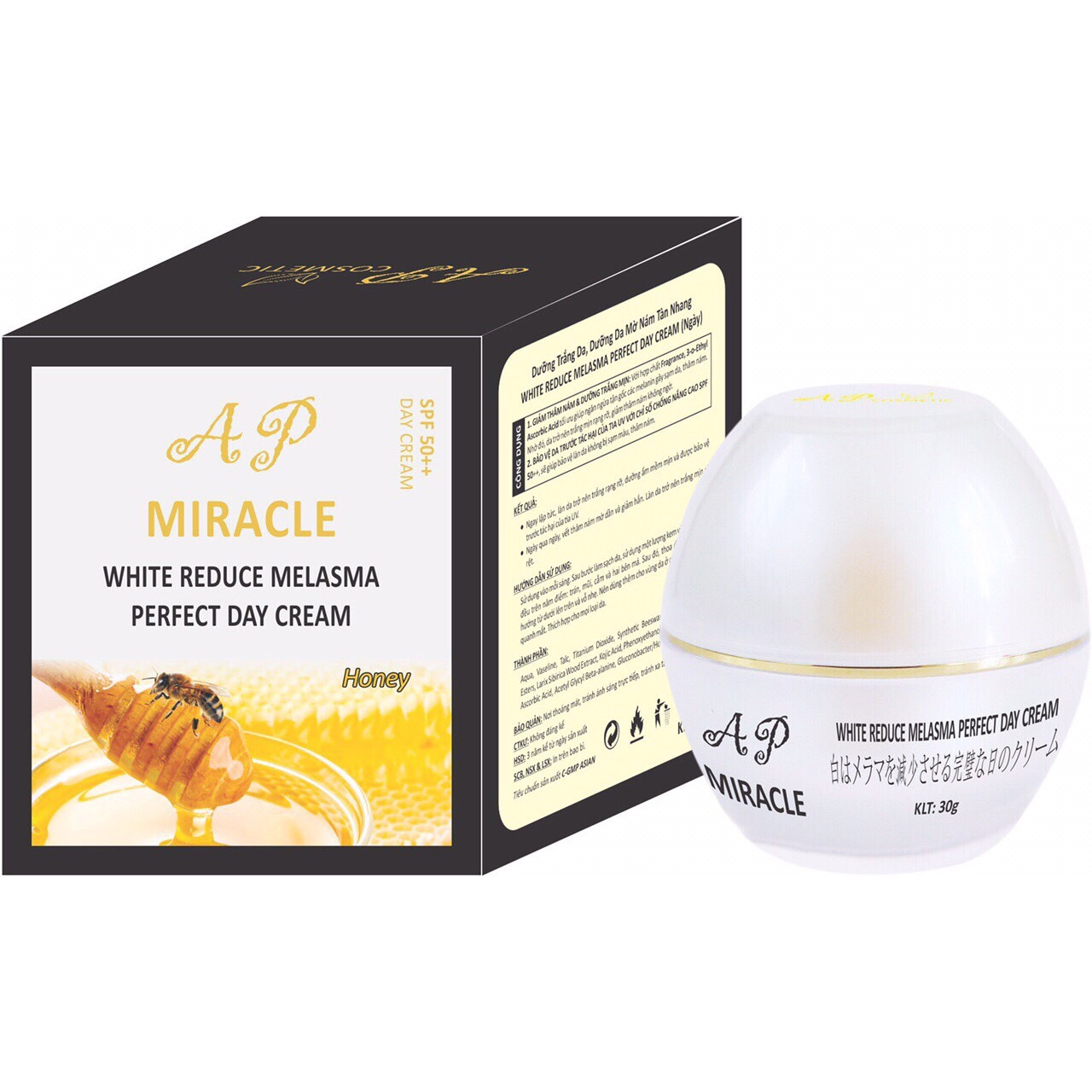 KEM DƯỠNG TRẮNG DA MỜ NÁM TÀN NHANG NGÀY AP MIRACLE