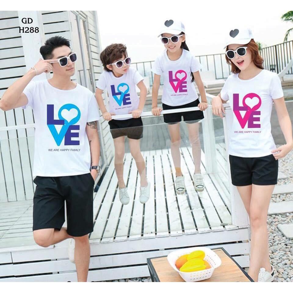 Áo thun team, áo team, áo gia đình,áo nhóm,lớp - LOVE{đủ size