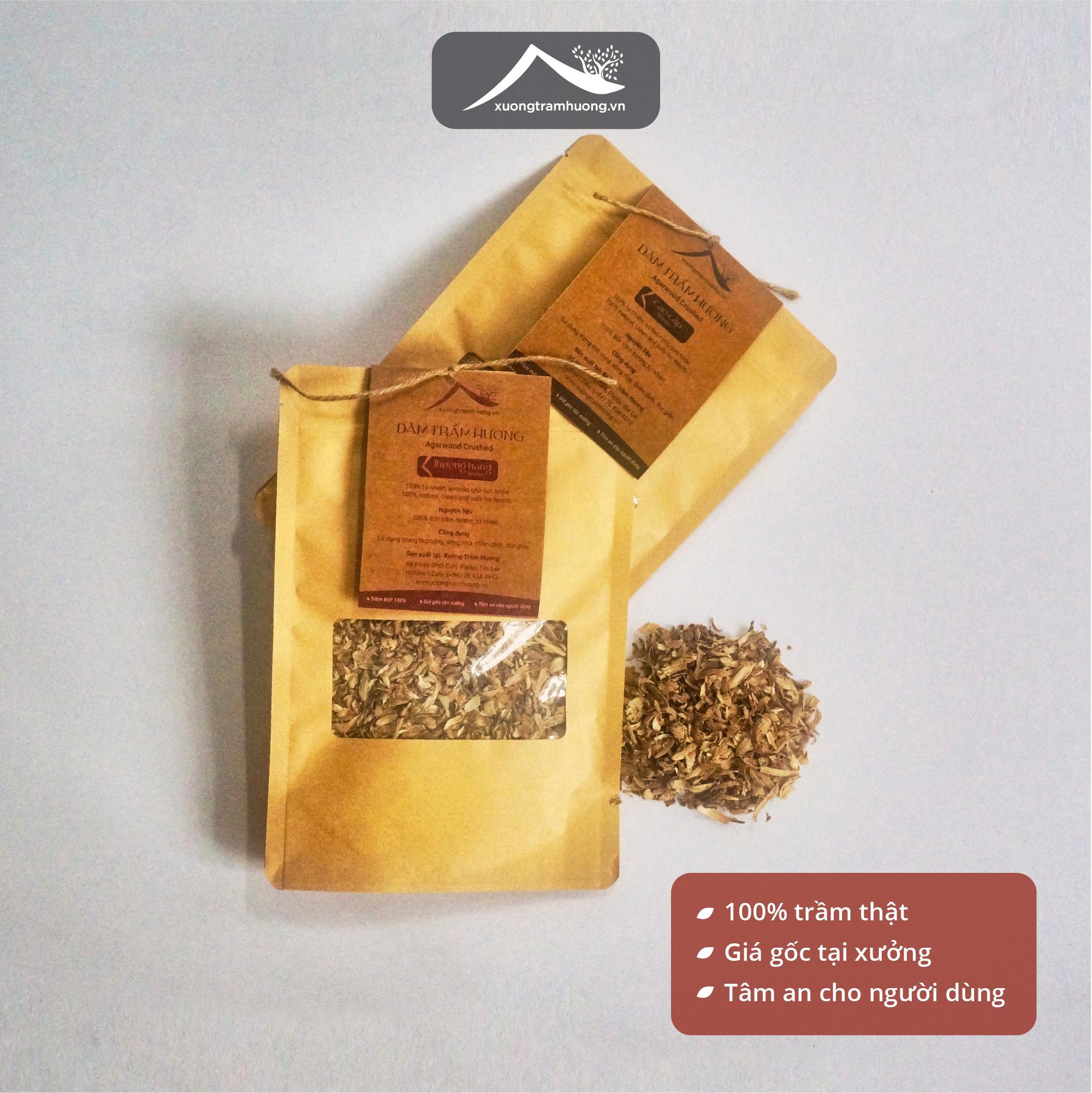 Dăm Trầm Hương Nguyên Chất Cao cấp Thượng Hạng Xưởng Trầm Hương Xông Nhà Khai Trương