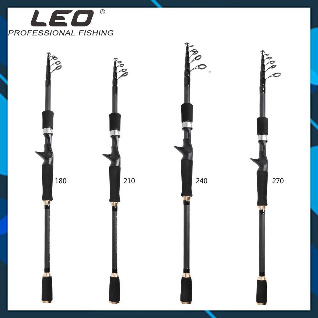 Cần Câu Lure Rút Gọn LEO Fishing Chuyên Đồ Câu Lure _Cần Câu Cá Lóc