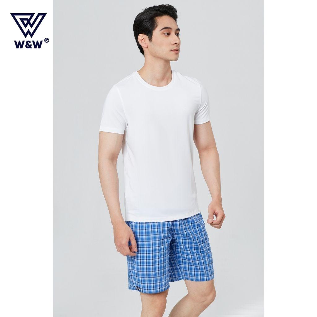Áo Tshirt Nam Tay Ngắn W&amp;W Chất Vải Coolmax Cao Cấp, Thoáng Khí, Đanh Mịn Thoải Mái Trong Mọi Hoạt Động WTS56R