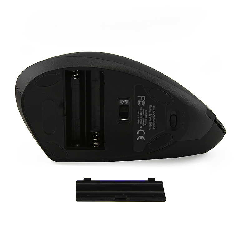 Chuột dọc không dây cao cấp cho PC và latop CM0090C, tặng 01 đôi pin AAA