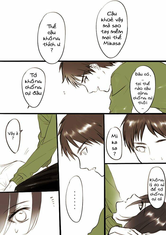 tấn công người khổng lồ - doujinshi our night chapter 1 9