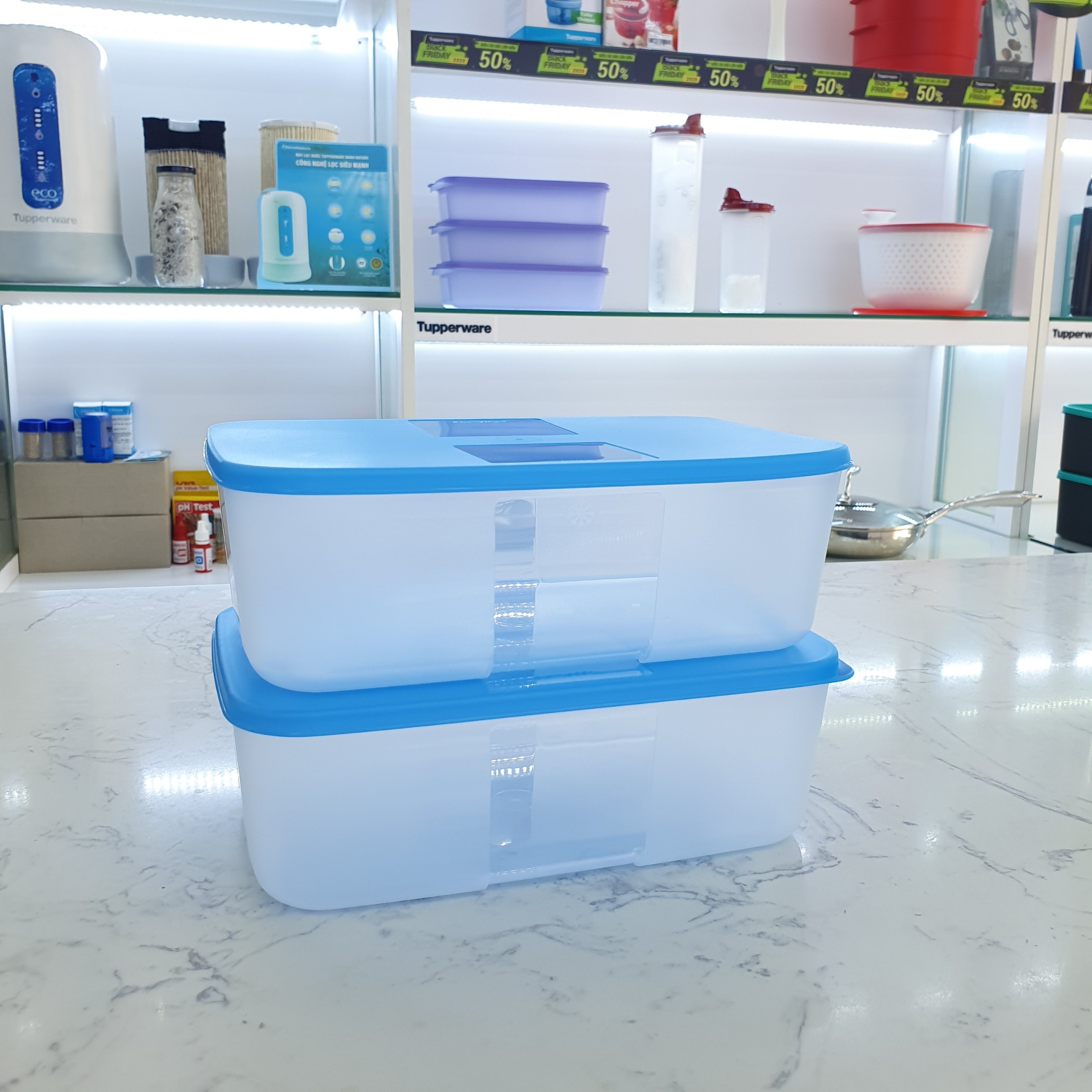 Set 2 hộp trữ đông Freezermate 1.5l