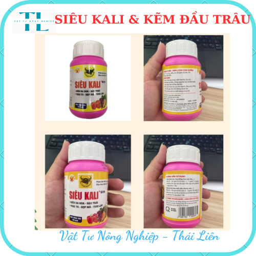 Phân Bón Đầu Trâu Siêu Kali Kẽm Cho Cây Cảnh, Cây Hoa, Cây Ăn Trái 100 gram, Giúp Ra Nhiều Hoa, Đậu Trái, Trái Ngọt