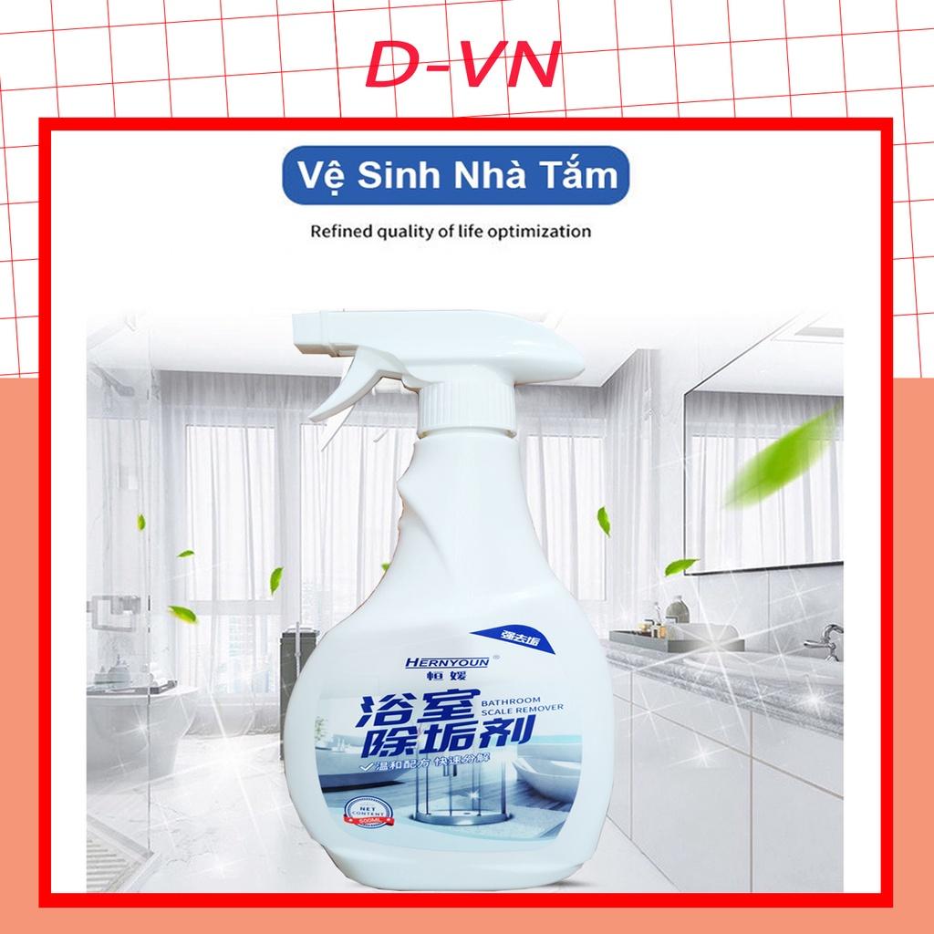 Chai Xịt Tẩy Rửa Vệ Sinh Nhà Bếp, Nhà Tắm Tẩy Cặn Canxi 500ml Siêu Sạch An Toàn KITCHEN CLEANER DVN