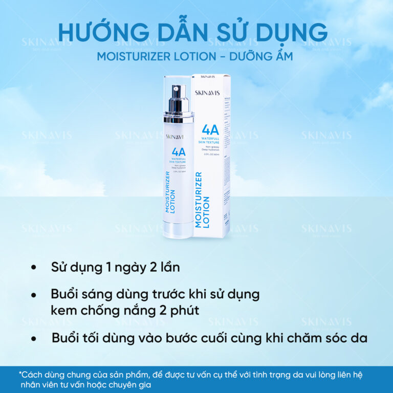 Moisturizer Lotion – Dưỡng ẩm dạng Lotion không nhờn dính 60ml