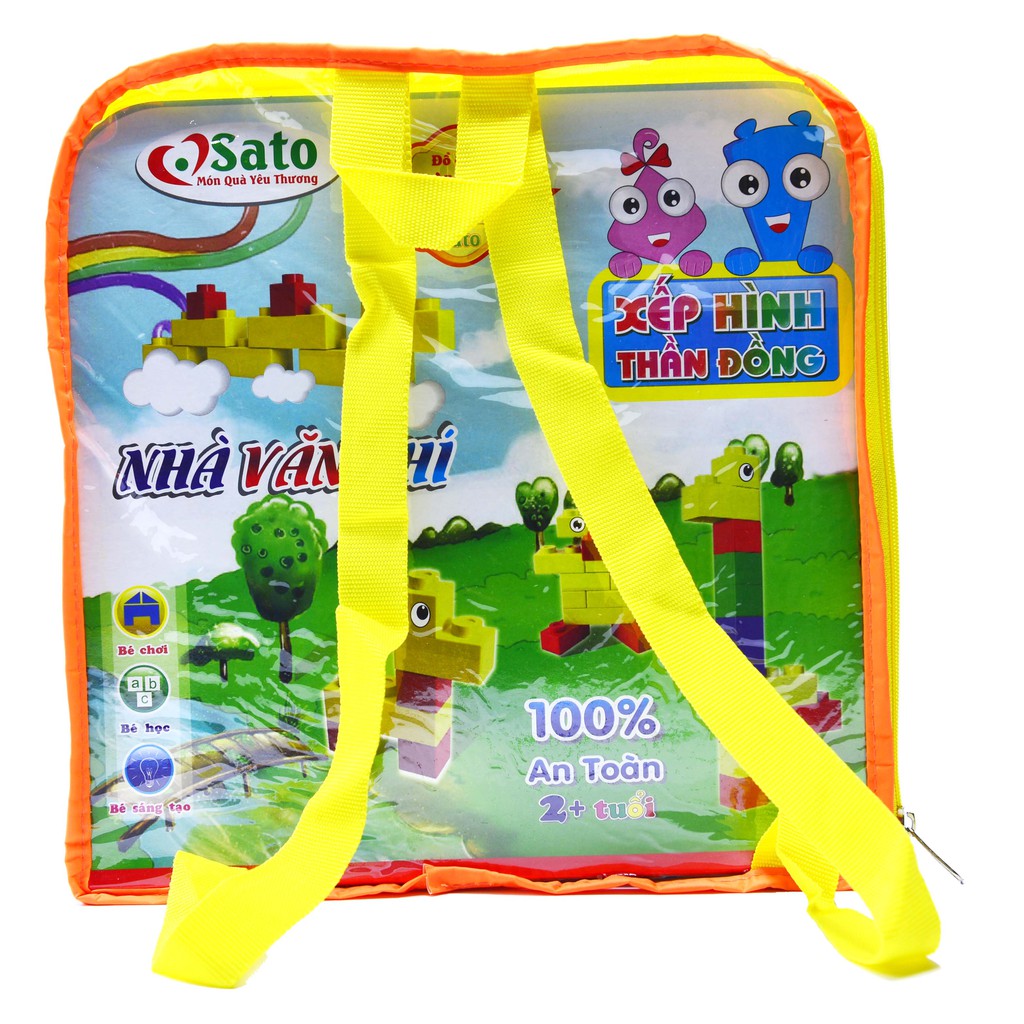 Đồ Chơi Xếp Hình Thần Đồng Nhà Văn Nhí 50 Chi Tiết Giúp Bé Nhận Diện Chữ Cái