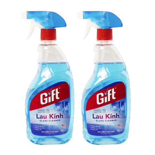 Chai xịt nước lau kính lau bếp Gift 540ml