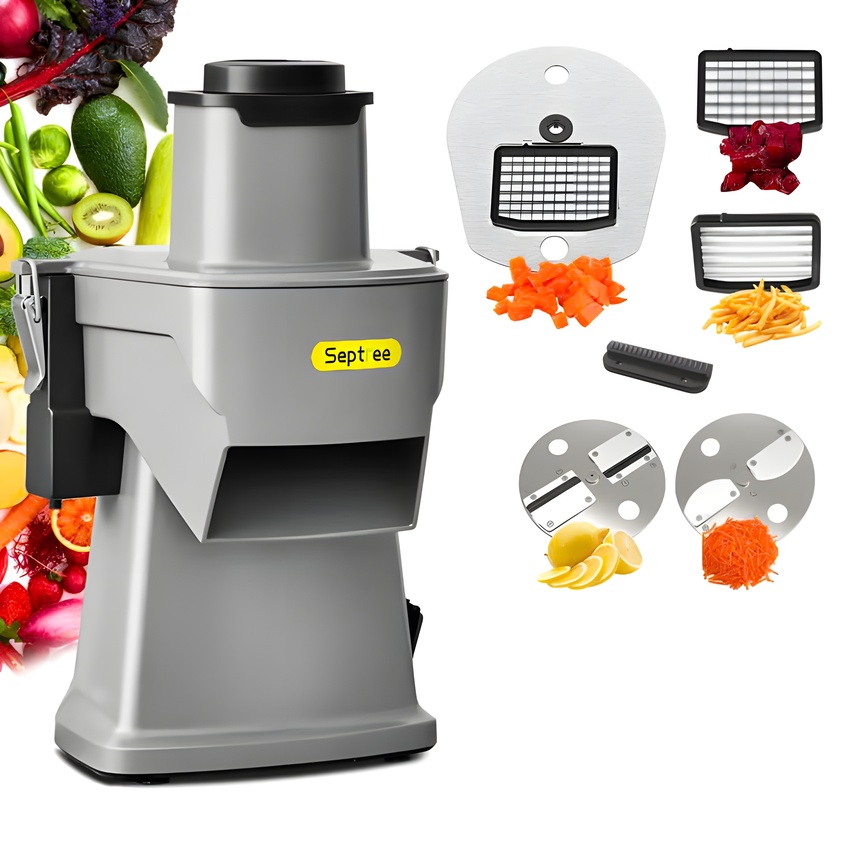 Máy thái rau củ quả đa năng, thái lát, thái sợi, thái hạt lựu Thương hiệu Mỹ cao cấp Septree GJ817 - Hàng Nhập Khẩu (Bảo Hành 12 Tháng)