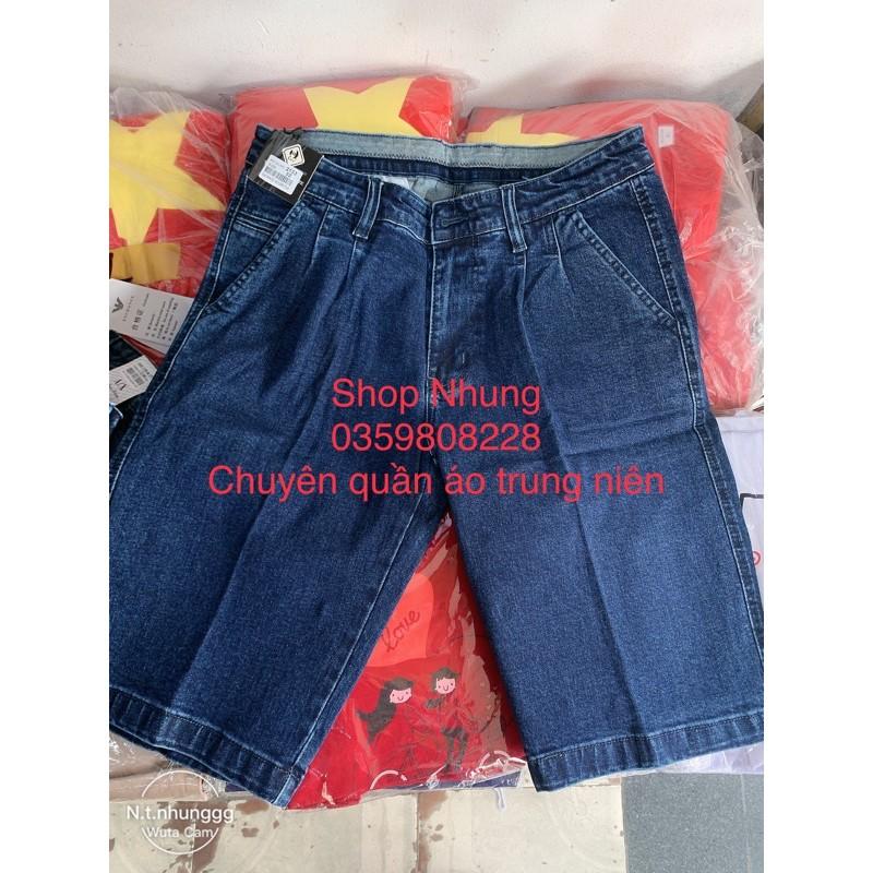 Quần bò ngố nam trung niên trung tuổi loại dày dặn k co giãn hàng cao cấp