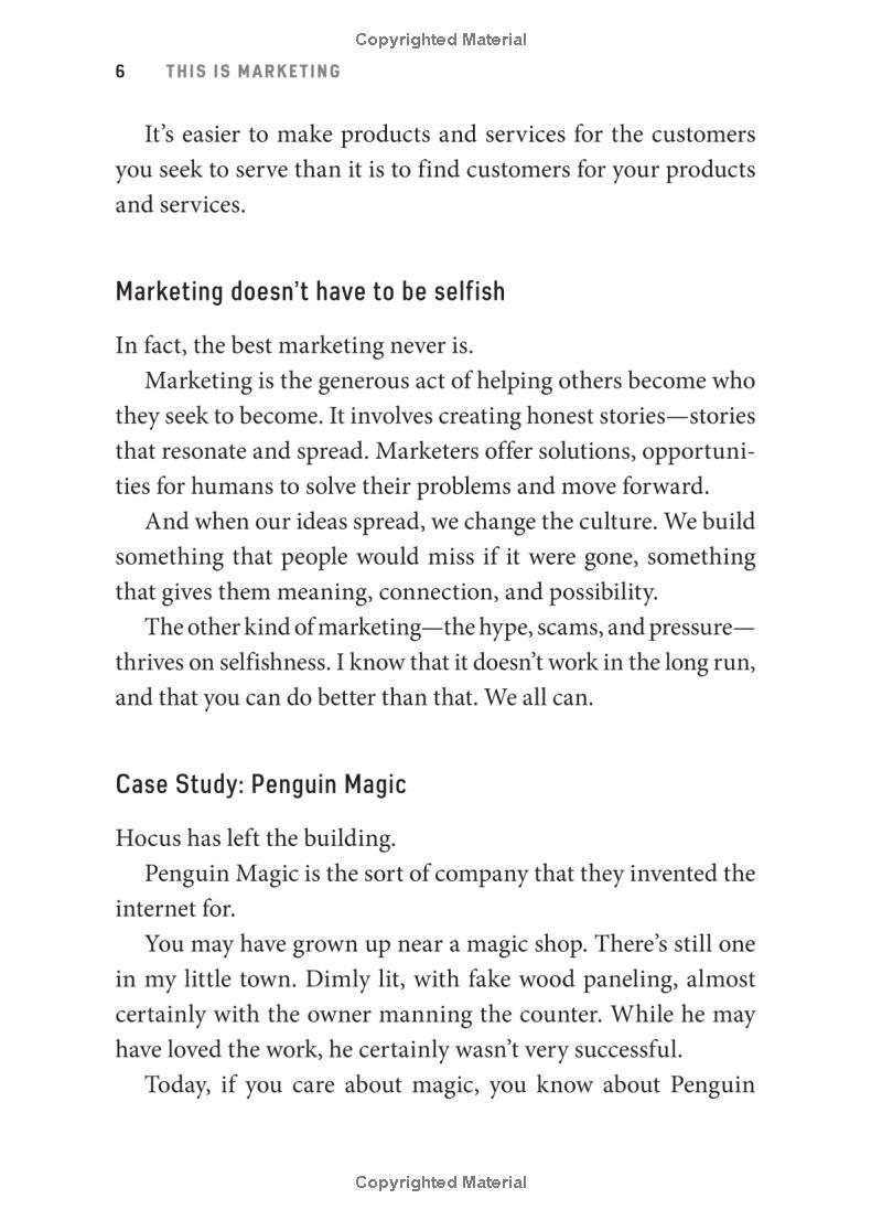 This is Marketing: You Can’t Be Seen Until You Learn To See