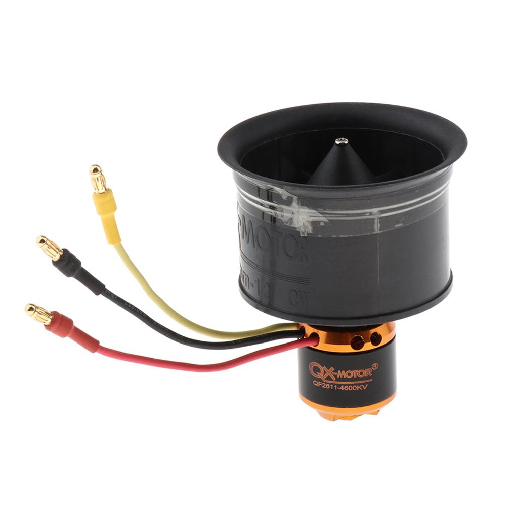 Quạt Gió 50mm QF2611 4600KV Động Cơ Không Chổi Than 12 Cánh