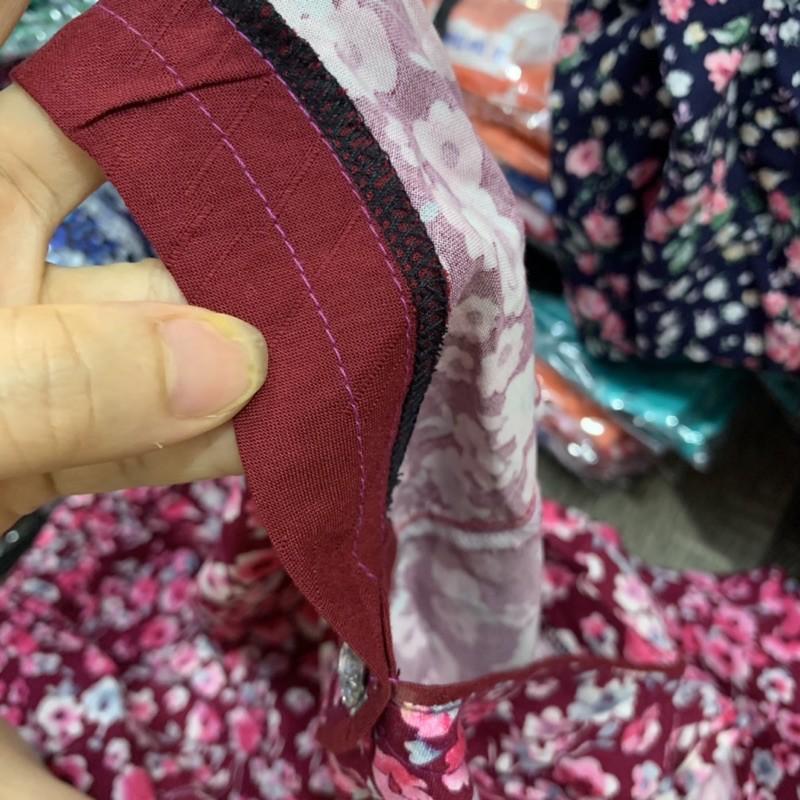 ️ Bộ Lanh Hoa Dài Trung Niên Việt Thắng️Bộ Mặc Nhà Tặng Mẹ