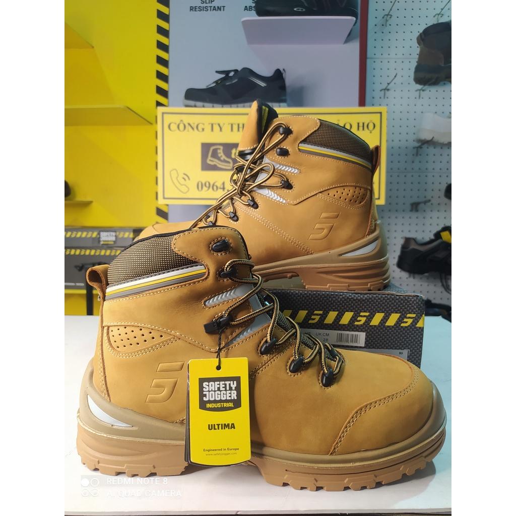 Giày Bảo Hộ Safety Jogger Ultima Da Thật, Đế Chống Đâm Xuyên, Trơn Trượt, Chống Tĩnh Điện, Chống Va Đập