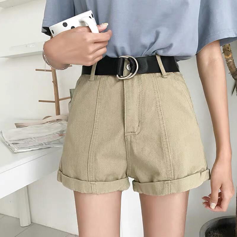 Quần Short Cạp Cao Ulzzang - Hàng có sẵn_C1