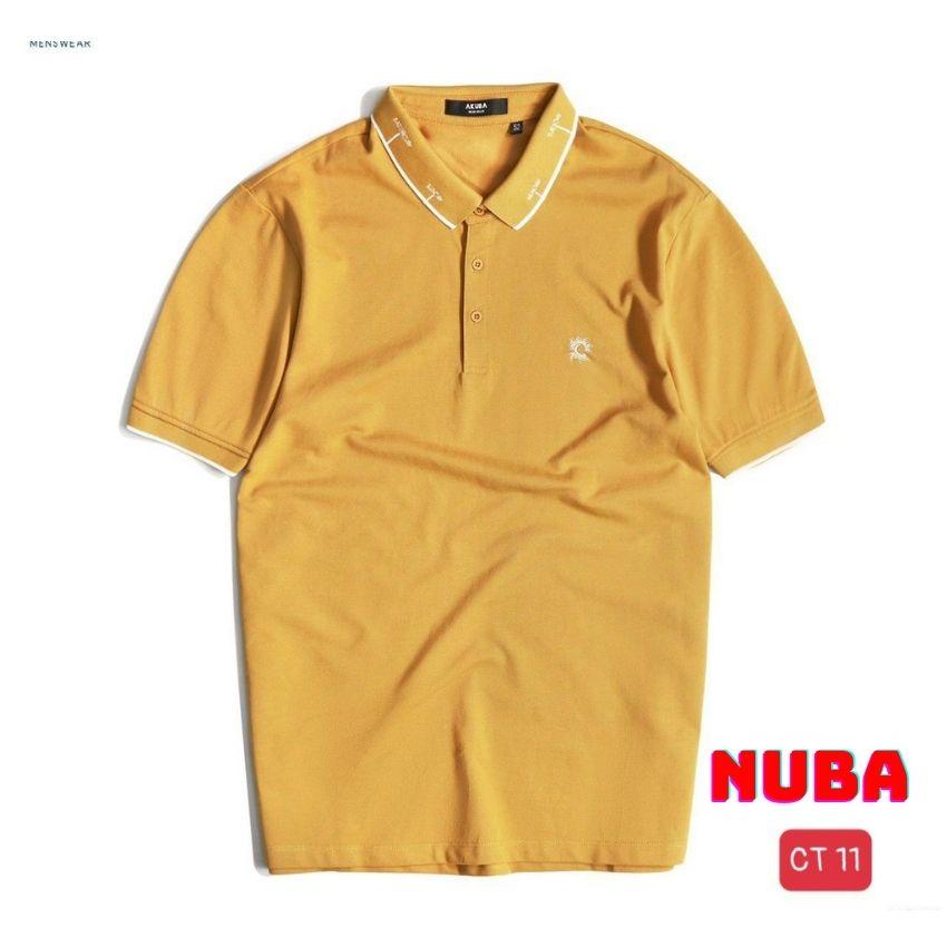 Áo thun nam cổ bẻ polo thấm hút mồ hôi, áo phông đẹp giá rẻ NUBA 11