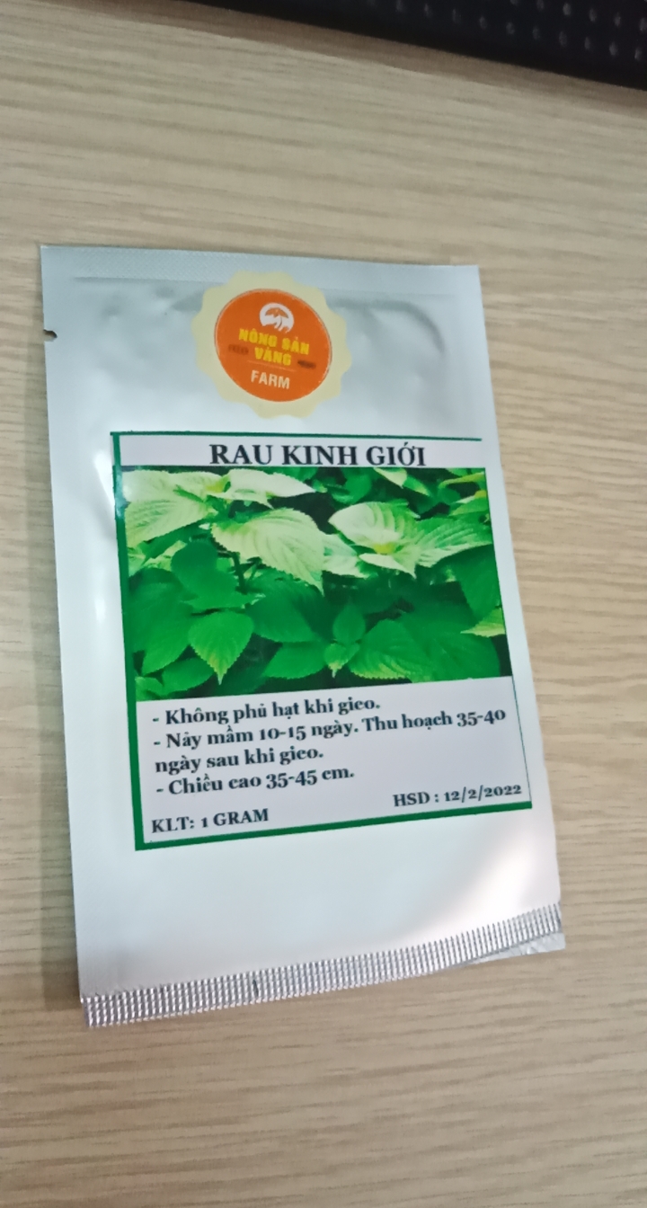 Hạt giống Rau Kinh Giới ( Gói 1 Gram ) - Nông Sản Vàng