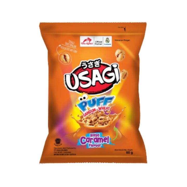 Bánh Snack Usagi Caramel 60g