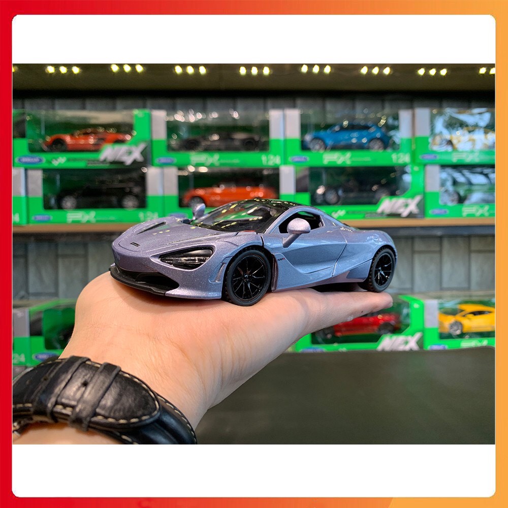 Mô hình xe Mclaren 720S tỉ lệ 1:32 - Màu tím khói