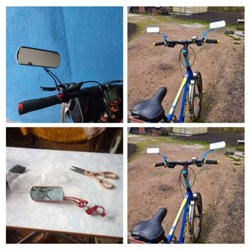 1Pc Motorcycle Rearview Handlebar Mirror Electric Bicycle Reflector Safety Mirror Bike Rear View Reversing