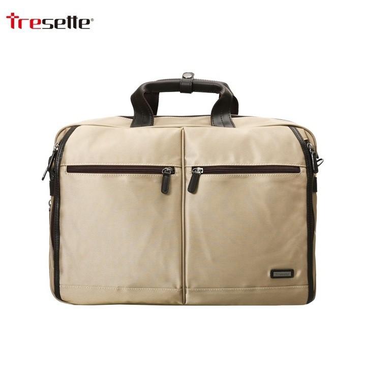 Túi xách laptop thương hiệu Tresette cao cấp nhập khẩu Hàn Quốc TR-5C12 Silver Beige