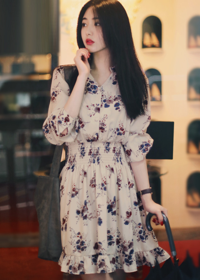 Đầm Xinh Dịu Dàng Kiểu Korea MFDN015