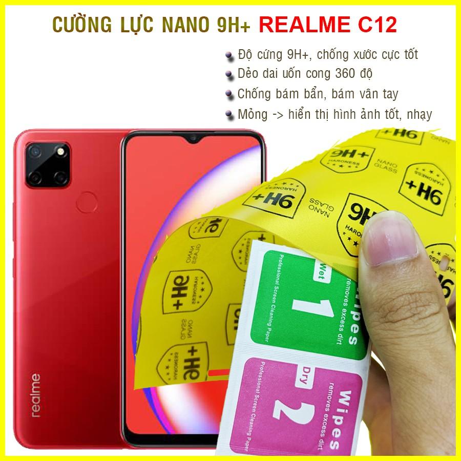 Dán cường lực dẻo nano dành cho  Realme C12