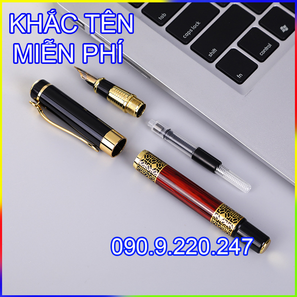 (Gift) Bút ký khắc tên cao cấp Doanh nhân, mực ịn đều ở mọi góc nghiêng