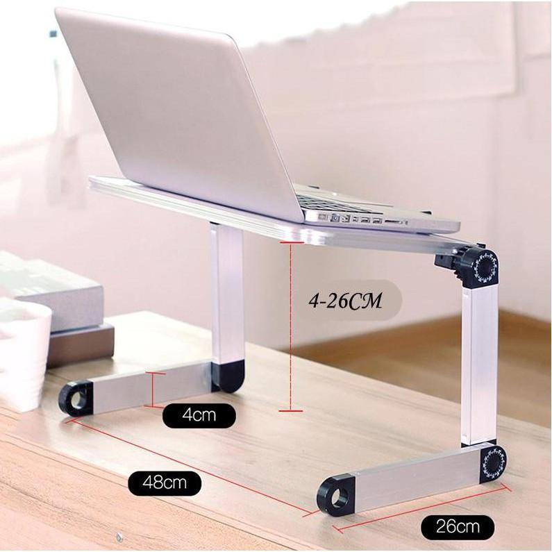 Kệ 360° điều chỉnh tư thế đọc sách, Laptop Aluminium ABS