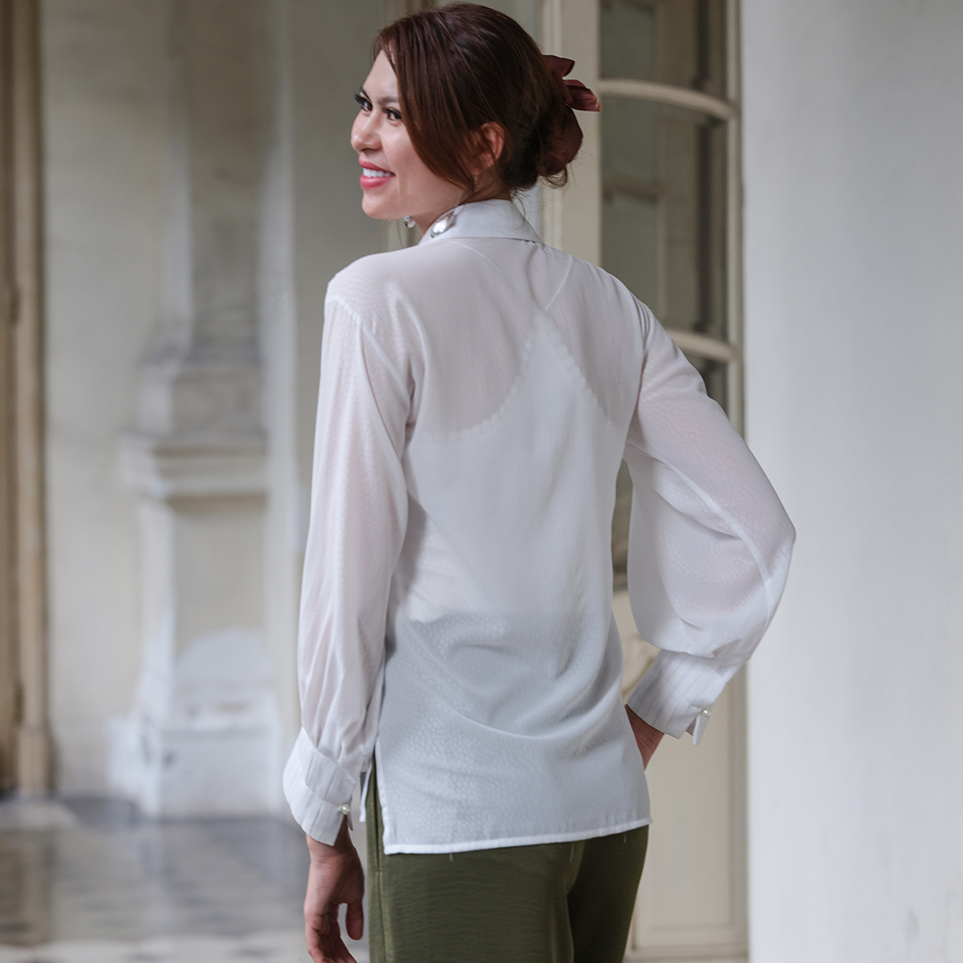 Áo Sơ Mi Áo Kiểu Nữ Đẹp Thời trang thiết kế Hity TOP119