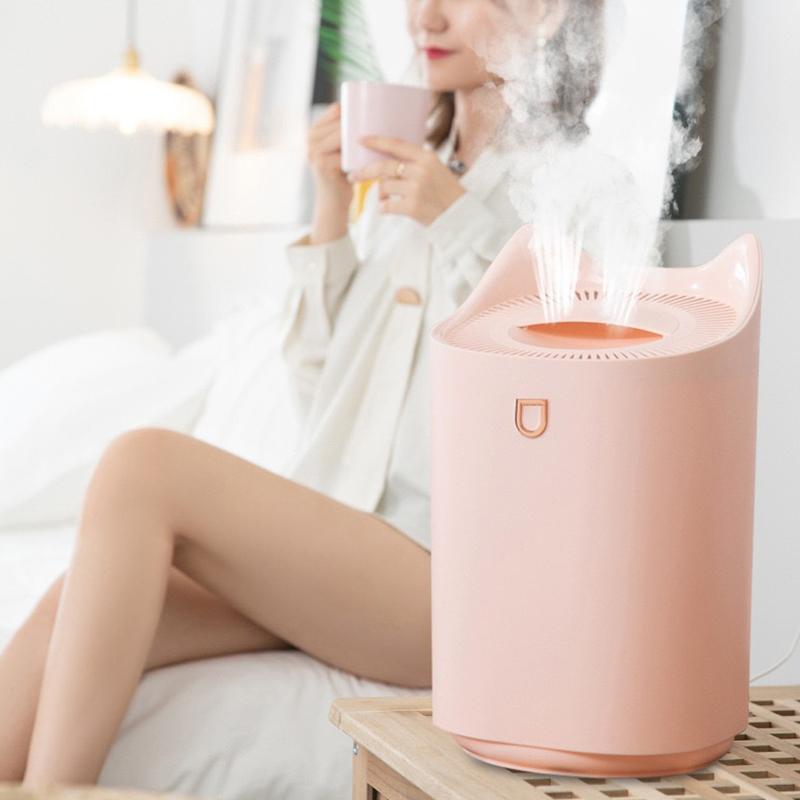 3L Máy Tạo Độ Ẩm Không Khí Tinh Dầu Hương Thơm Khuếch Tán Đôi Đầu Phun Bằng Coloful LED Siêu Âm Ẩm Khuếch Tán Hương Thơm