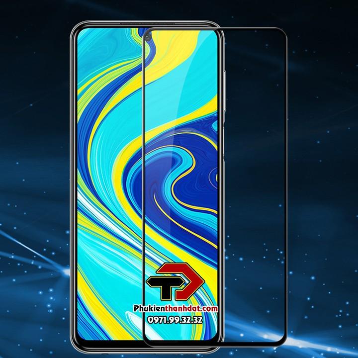 Dán kính cường lực full 9D tràn màn hình dành cho Xiaomi Redmi Note 9 Pro, Note 9 Pro Max, Note 9s