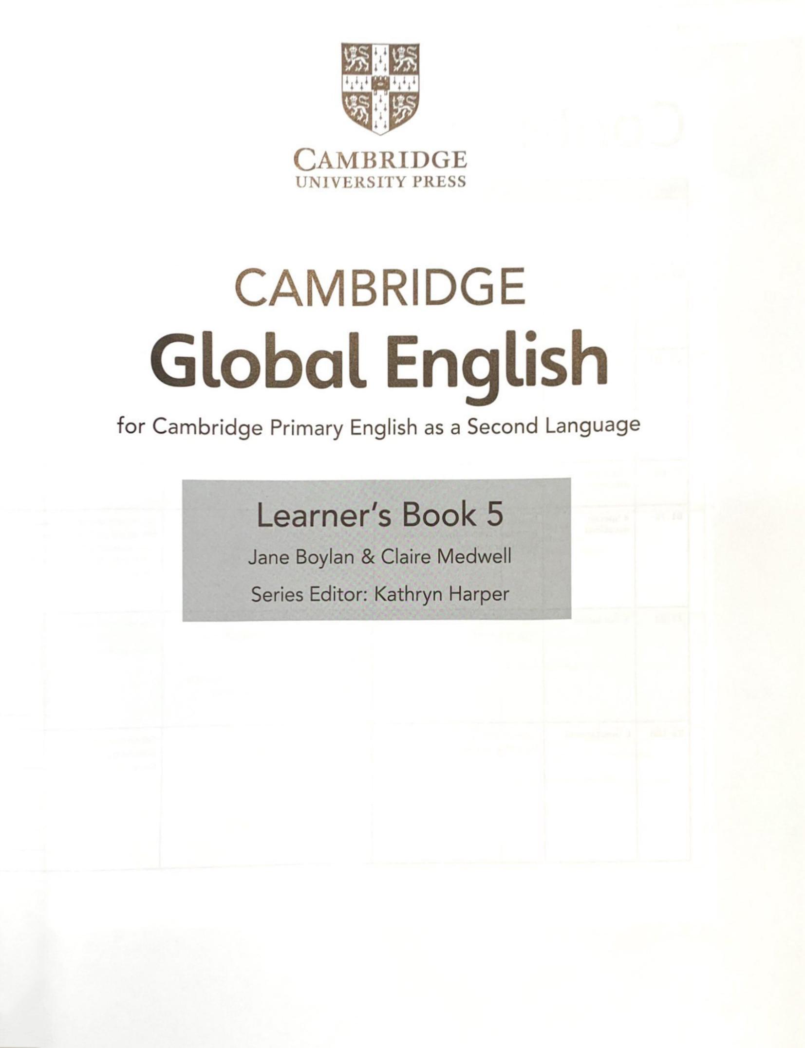 Cam Global English 2e Learner's Book 5 with Digital Access (1 Year)