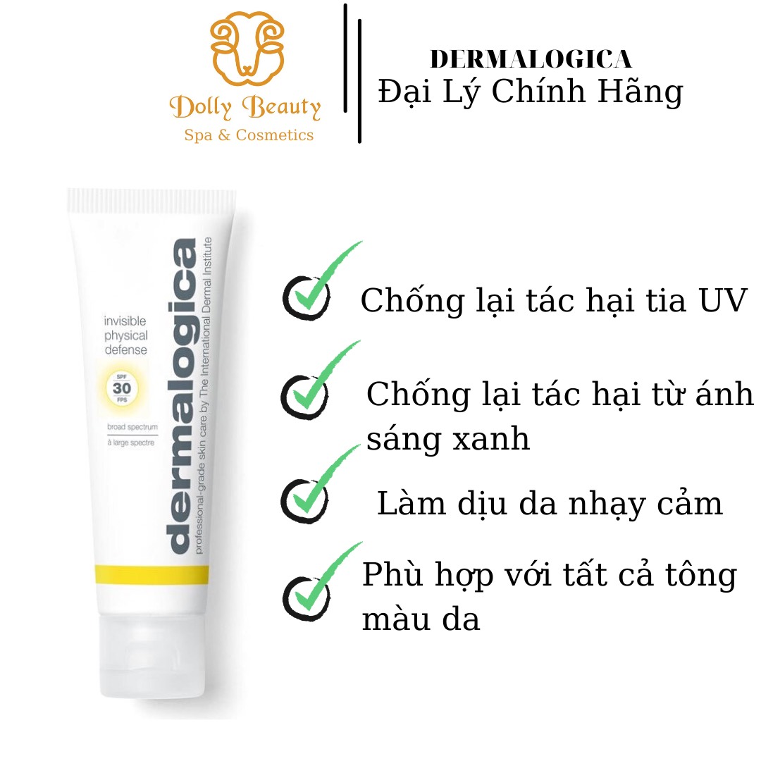Kem chống nắng siêu mỏng INVISIBLE DEFENSE của Dermalogica - Dolly Beauty