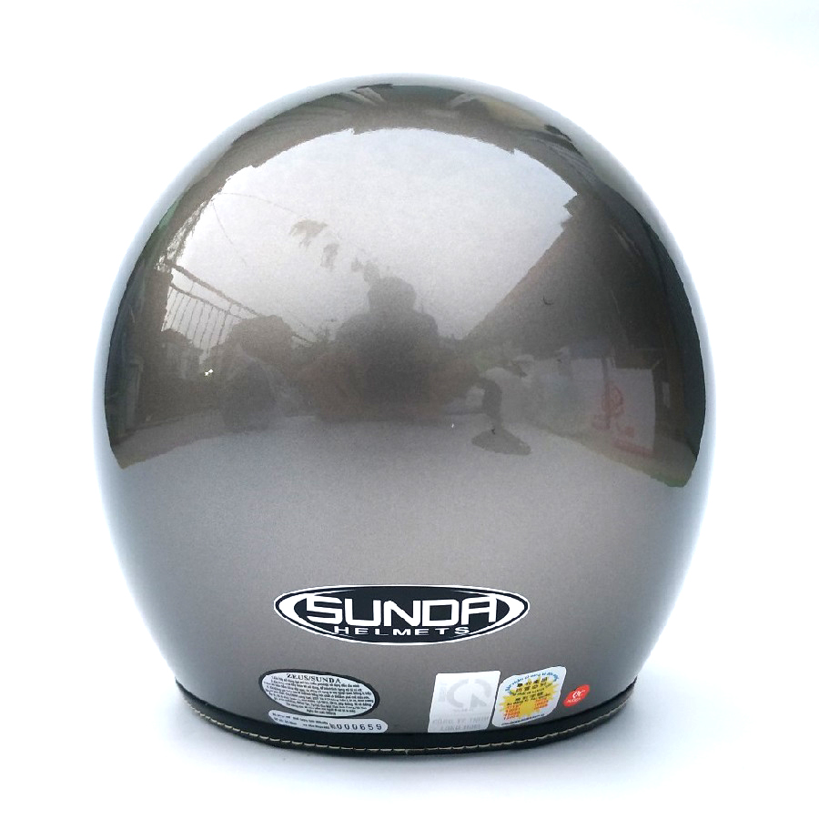 Mũ bảo hiểm 3/4 giấu kính Sunda 388