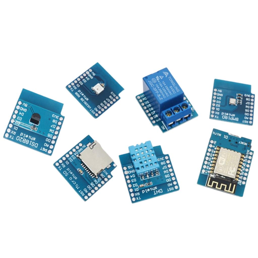 7pc D1 Mini Kit NodeMcu 4M Bytes Lua WiFi Development Board Base On ESP-12F