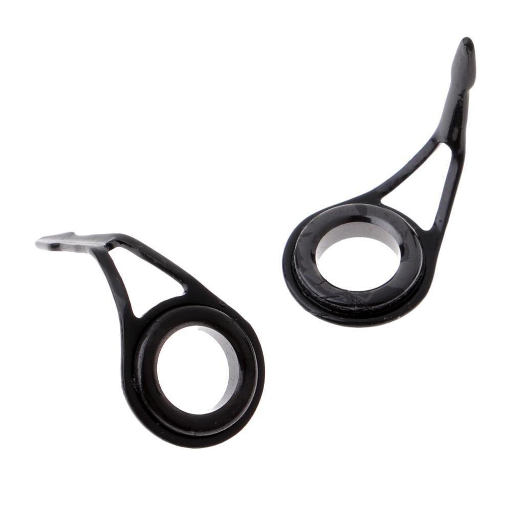 10x Fishing Rod Eye Ring Guides Line Rings for Spinning/Carp Rod