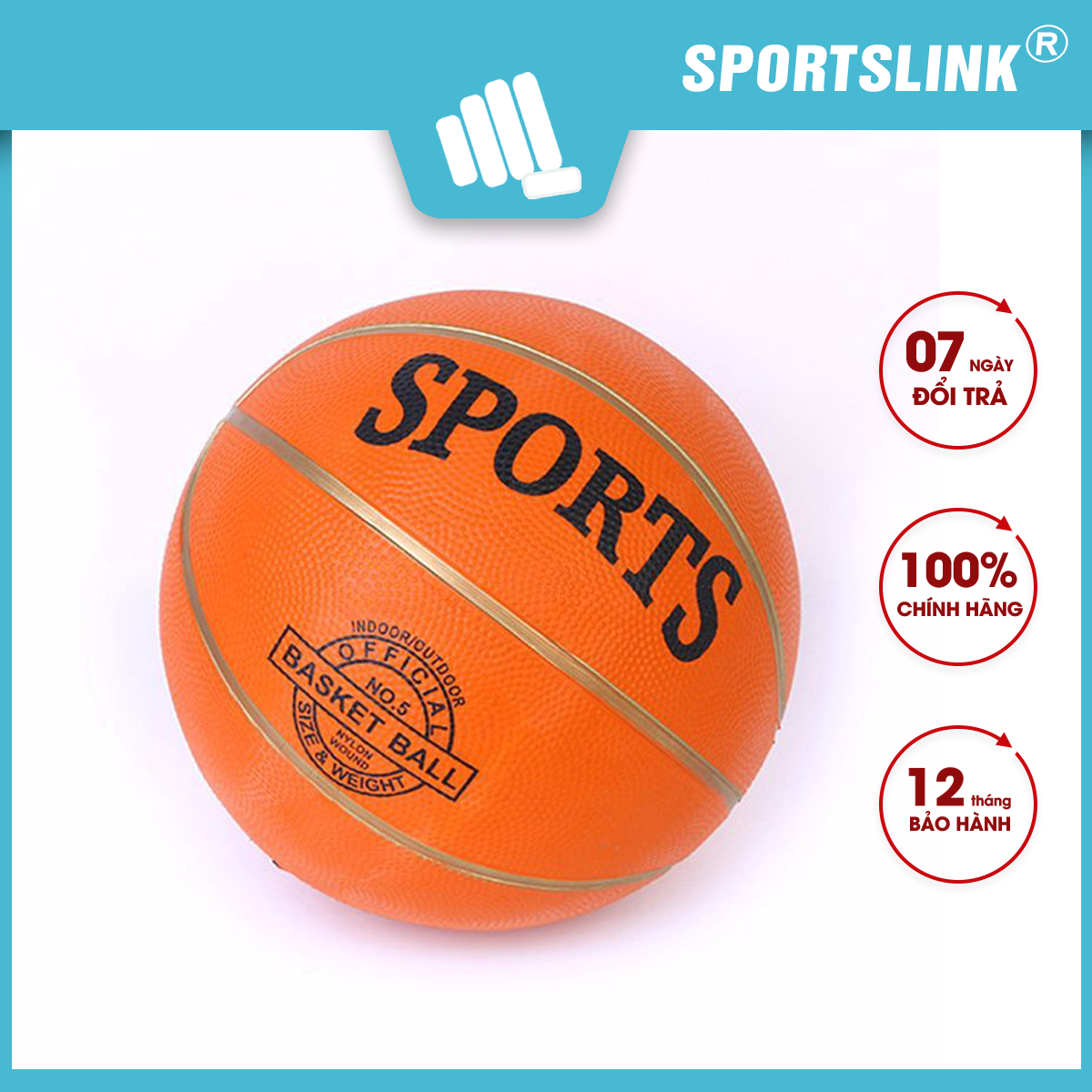 Quả bóng rổ PU Kaida đàn hồi tốt Size 5 Sportslink