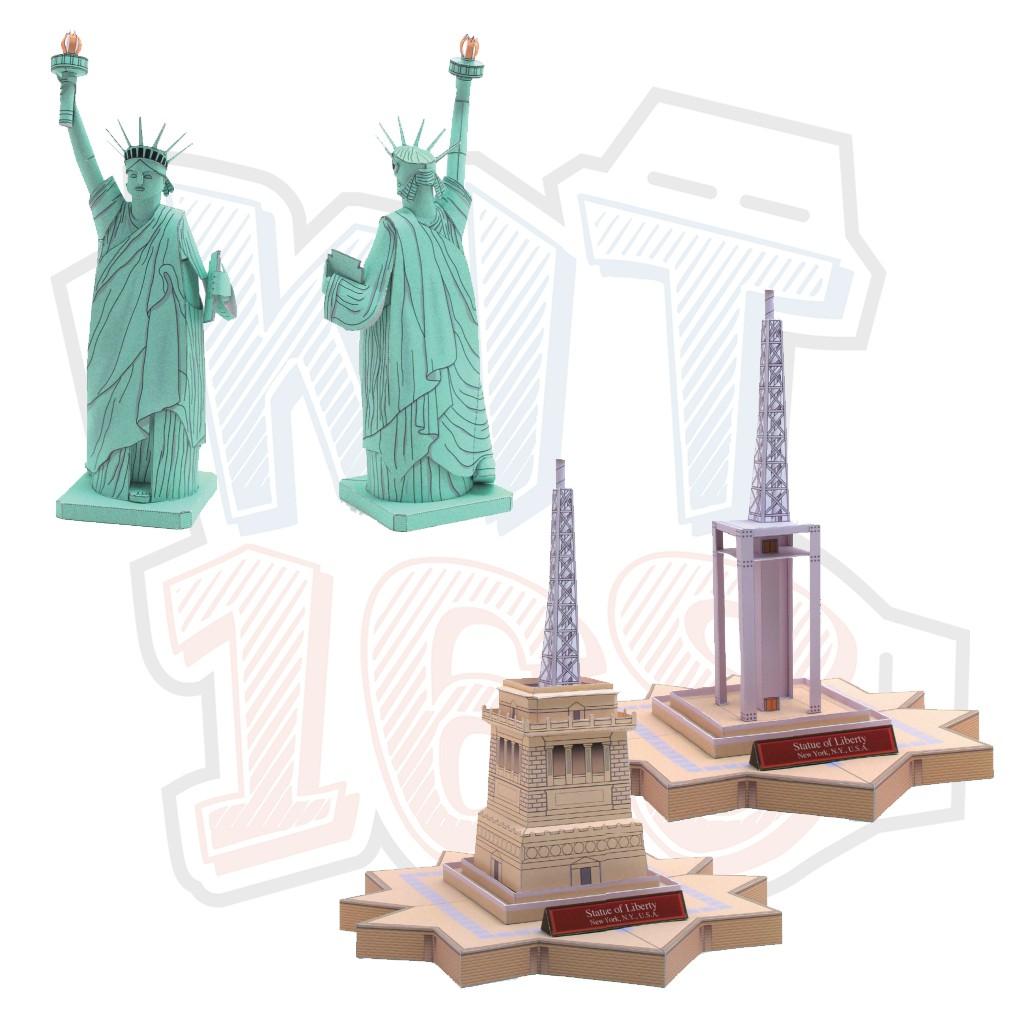 Mô hình giấy kiến trúc tượng Nữ Thần Tự Do Mỹ Statue of Liberty - USA