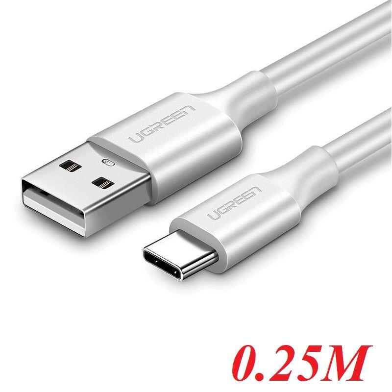 Ugreen UG60119US287TK 0.25M Dây USB 2.0 sang USB Type-C - HÀNG CHÍNH HÃNG