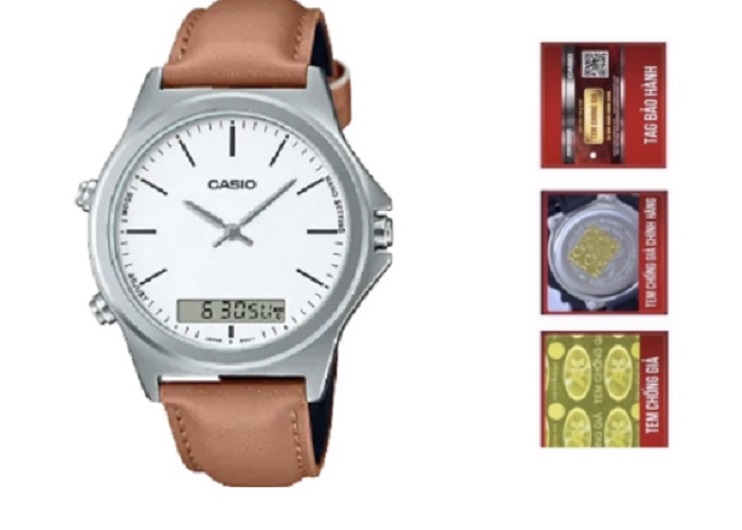 Đồng hồ nam dây da Casio MTP-VC01L-7EUDF
