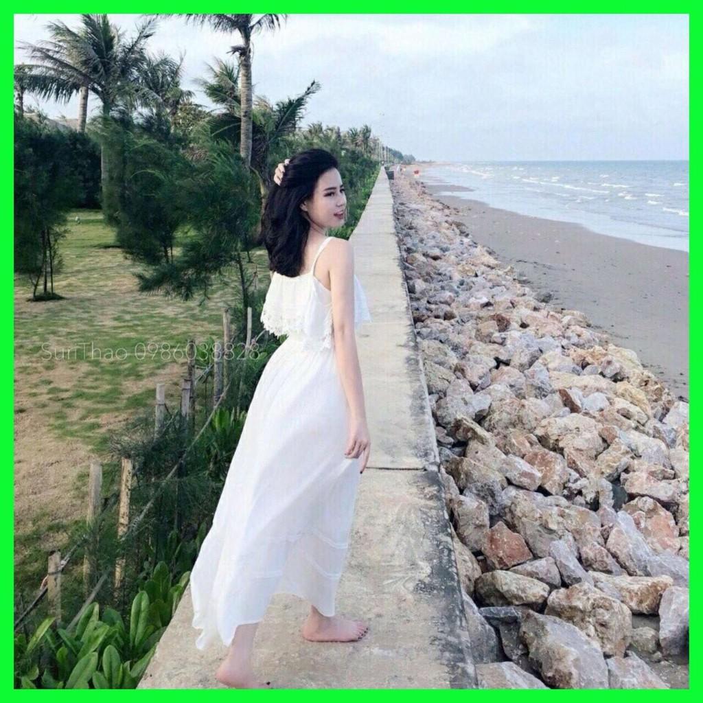 Đầm Váy Maxi voan mỏng nhẹ đi biển thời trang nữ