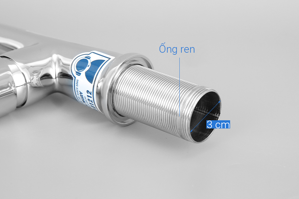 Vòi rửa chén nóng lạnh tăng áp đồng Malloca K77C - Hàng chính hãng